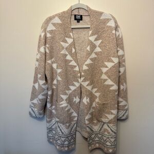 Frye Cozy Cardigan Sweater Super Soft Oversize Open Front Size XXL